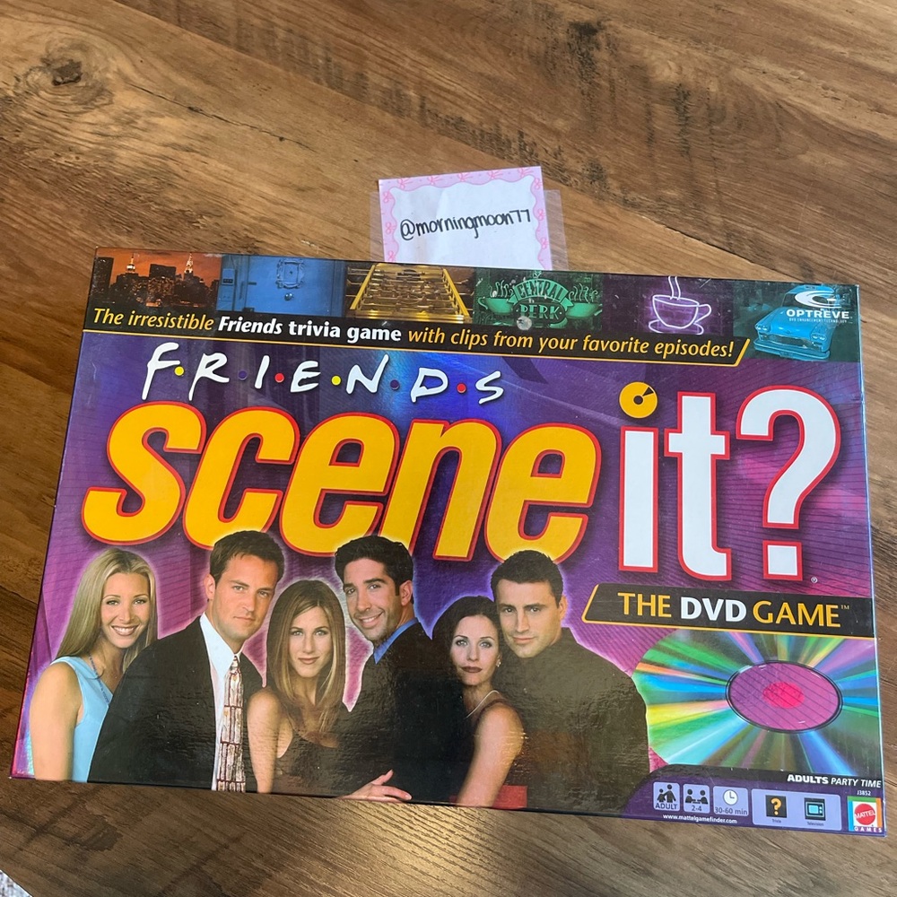 Scene It? Friends DVD Game - Purple and Yellow